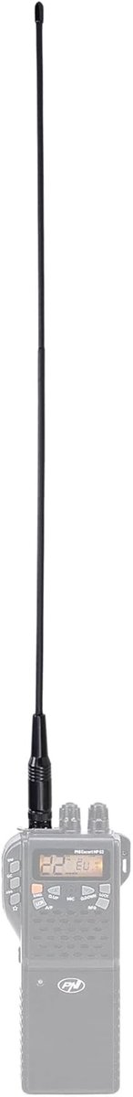 Flex Antenne - CB Antenne BNC - Communicatie buiten - 26-28 MHz frequentie - 48 cm - Zwart
