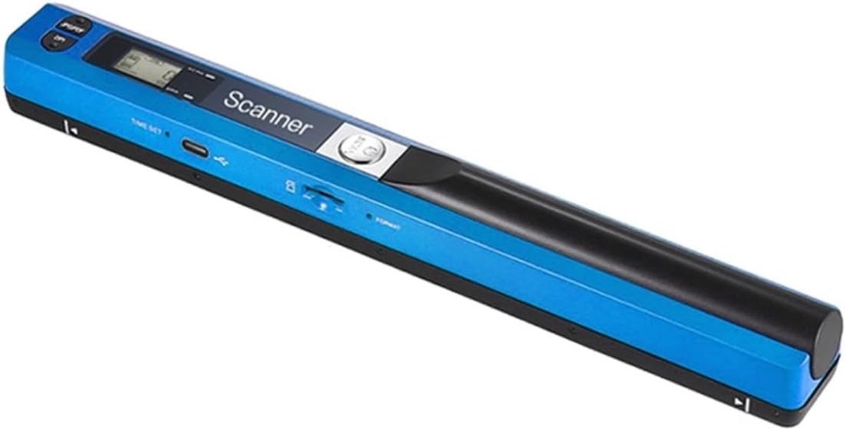 Documentcamera Scanner - Boekscanner Draagbaar - Documenten Scannen - Hoge Resolutie 900 DPI - A4 Formaat - Blauw