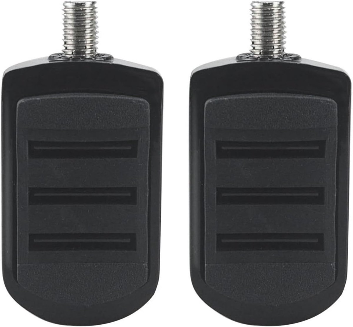 Motorfiets Voetsteunen - Passagierssteunen - Comfortabel Rijden - Verbeterde Grip - One Size - Zwart