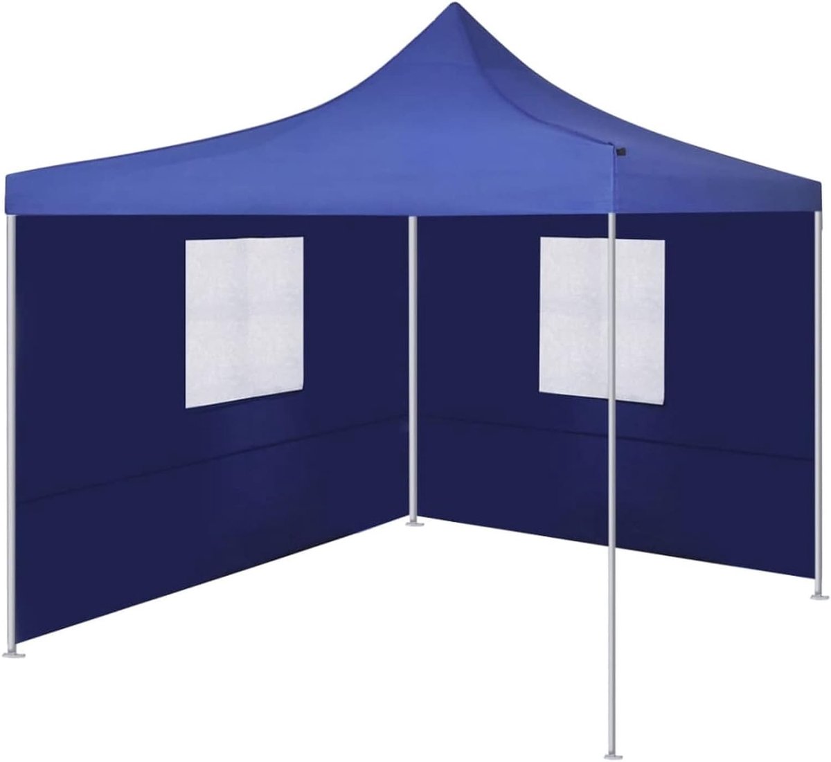 Opvouwbare Tent - Partytent Gazebo - Buitenfeestjes Organiseren - Waterdicht Oxford Doek - 3x3 Meter - Blauw