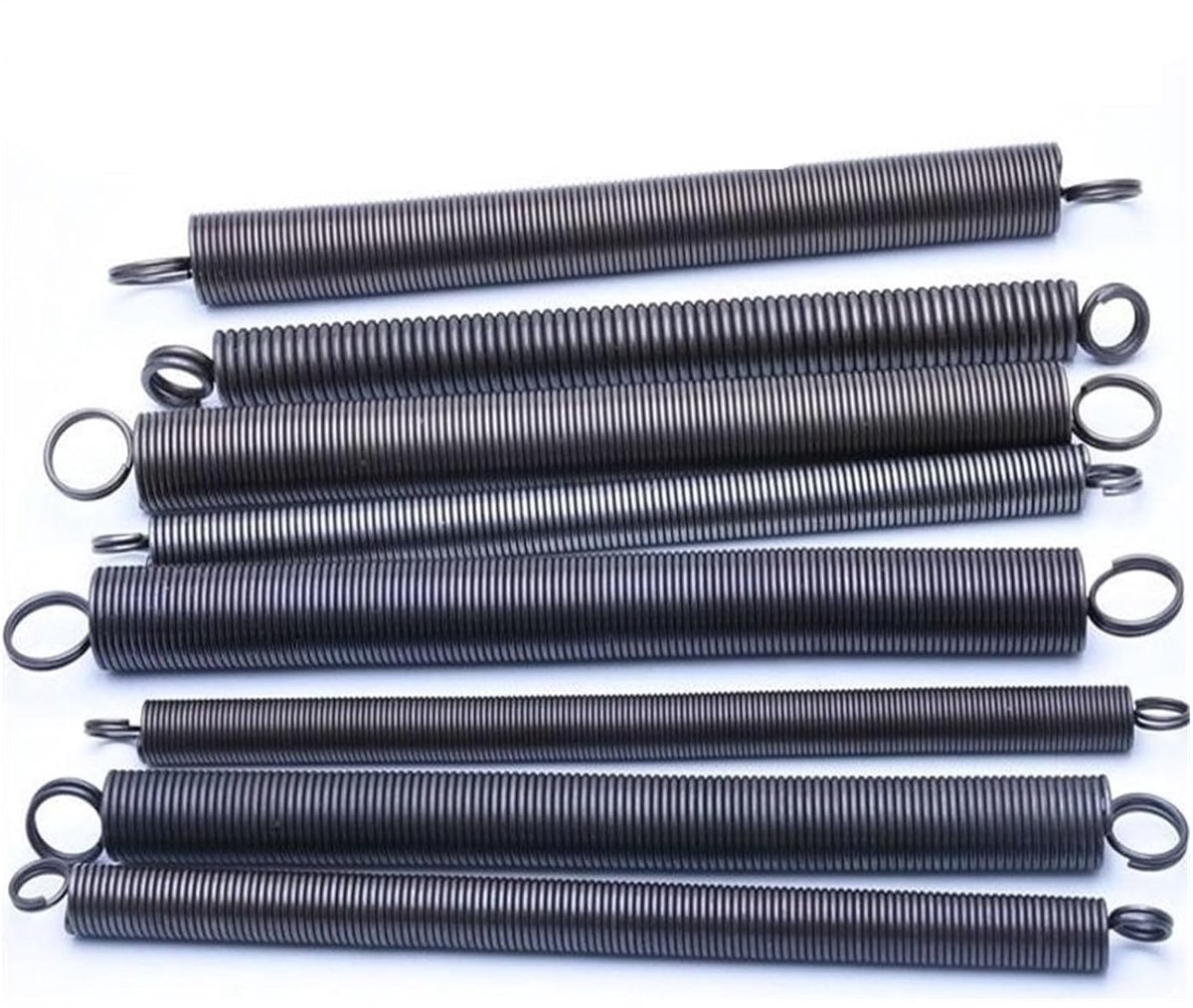 Trekveer Staal - Verlengveer Dubbele Gesp - Reparatie Onderhoud - Optimale Trekkracht - 240 mm - Metaal