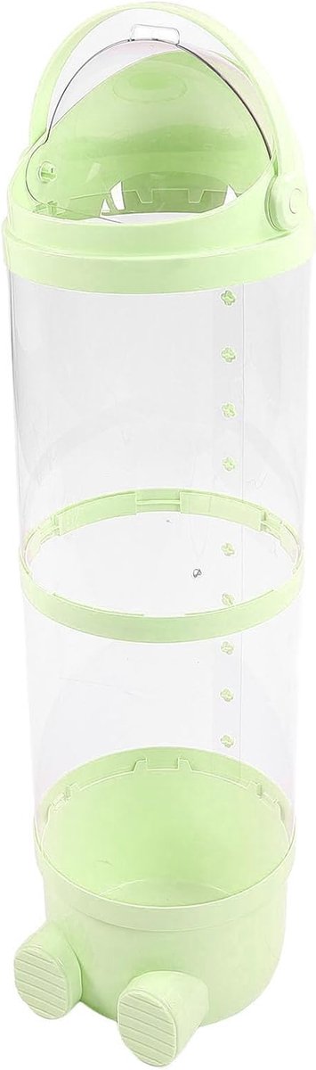 Opbergbuis Knuffels - Speelgoed organizer - Kamer opruimen - Transparant ontwerp - 97 Cm - Groen