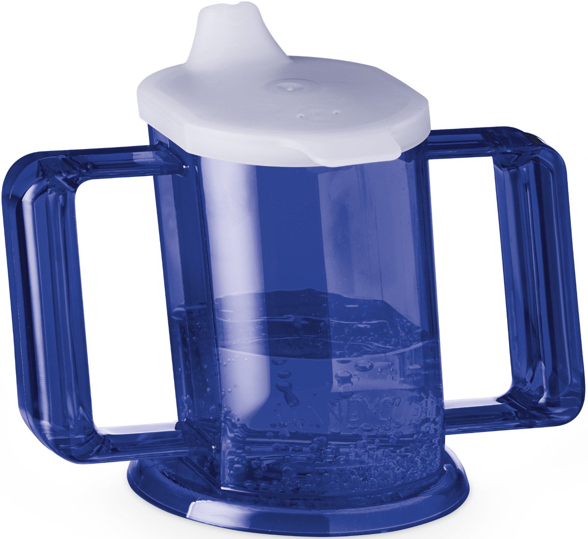 Comforthulpmiddelen HandyCup met deksel - blauw