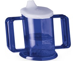 Comforthulpmiddelen HandyCup met deksel - blauw