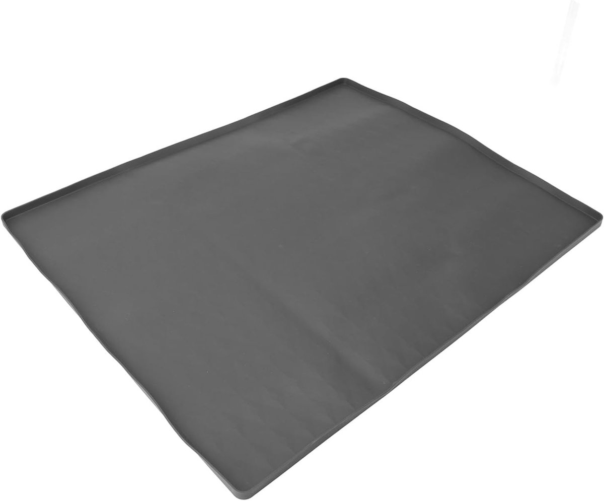Wasmachine Droger Bovenhoes - Apparaatbeschermer - Apparaten Beschermen - Verhoogde Rand - 60x50 CM - Grijs