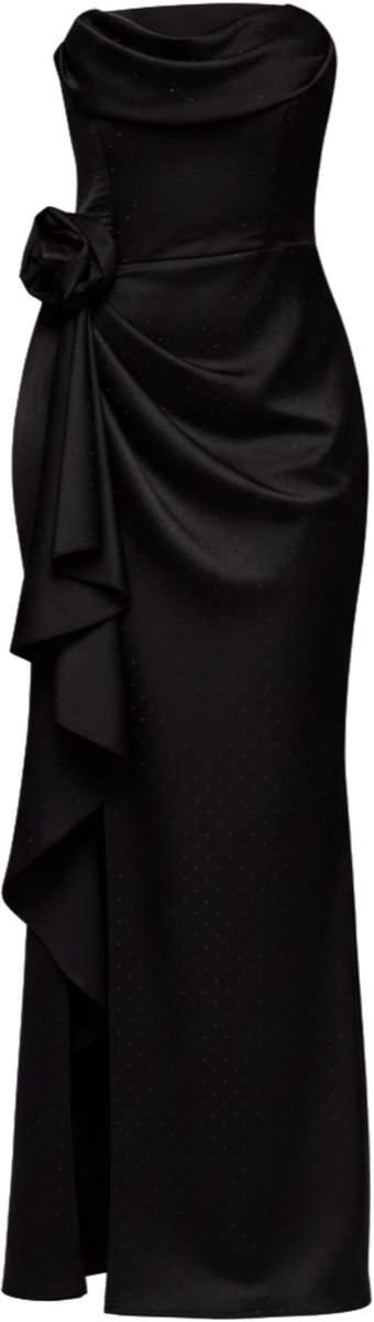 LARICA Jurk - Rits - Jurk Zwart XS