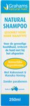 Grahams Natural Shampoo, 250ml, met kokosnoot & manuka honing, zonder parabenen.