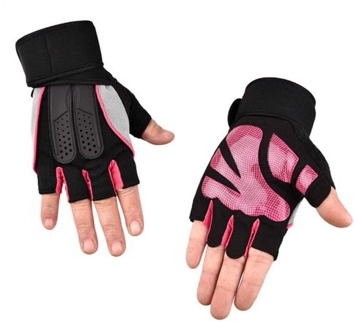 Zeynomax - Zweetabsorberend - Outdoor Handschoenen - Halve Vinger