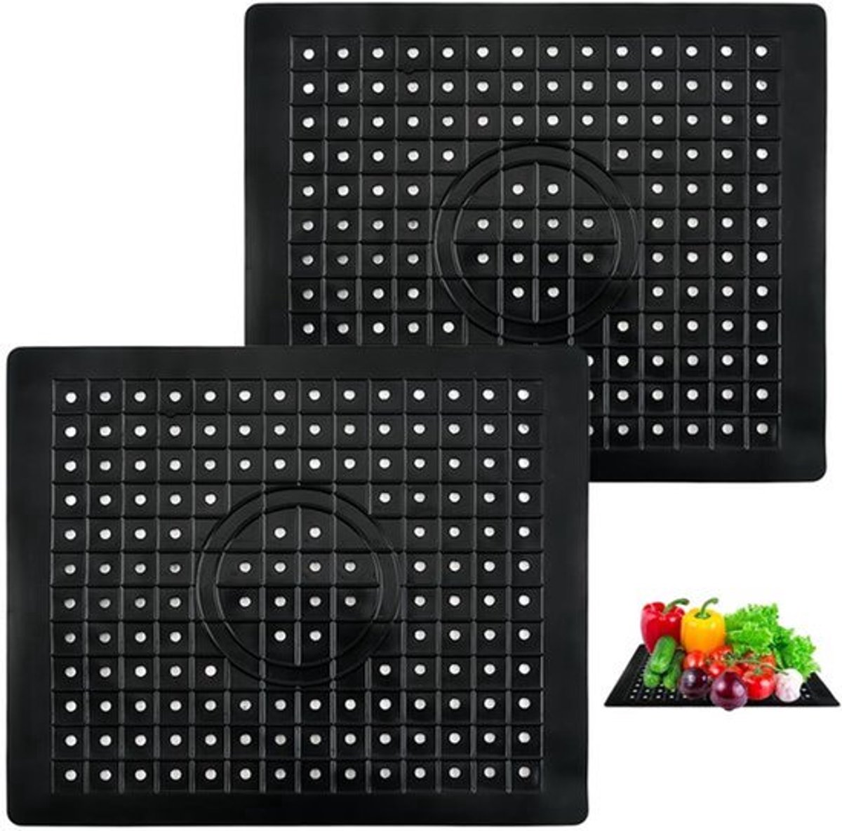 Dailygoody - Afdruipmat - Siliconen - Antislip - Inklapbaar