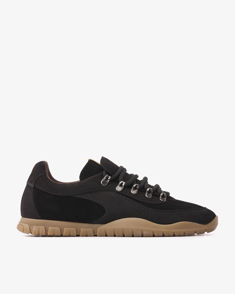VIA VAI Frenkie Mavis Sneakers Heren - Nubuck,Suède - Zwart - Maat 44