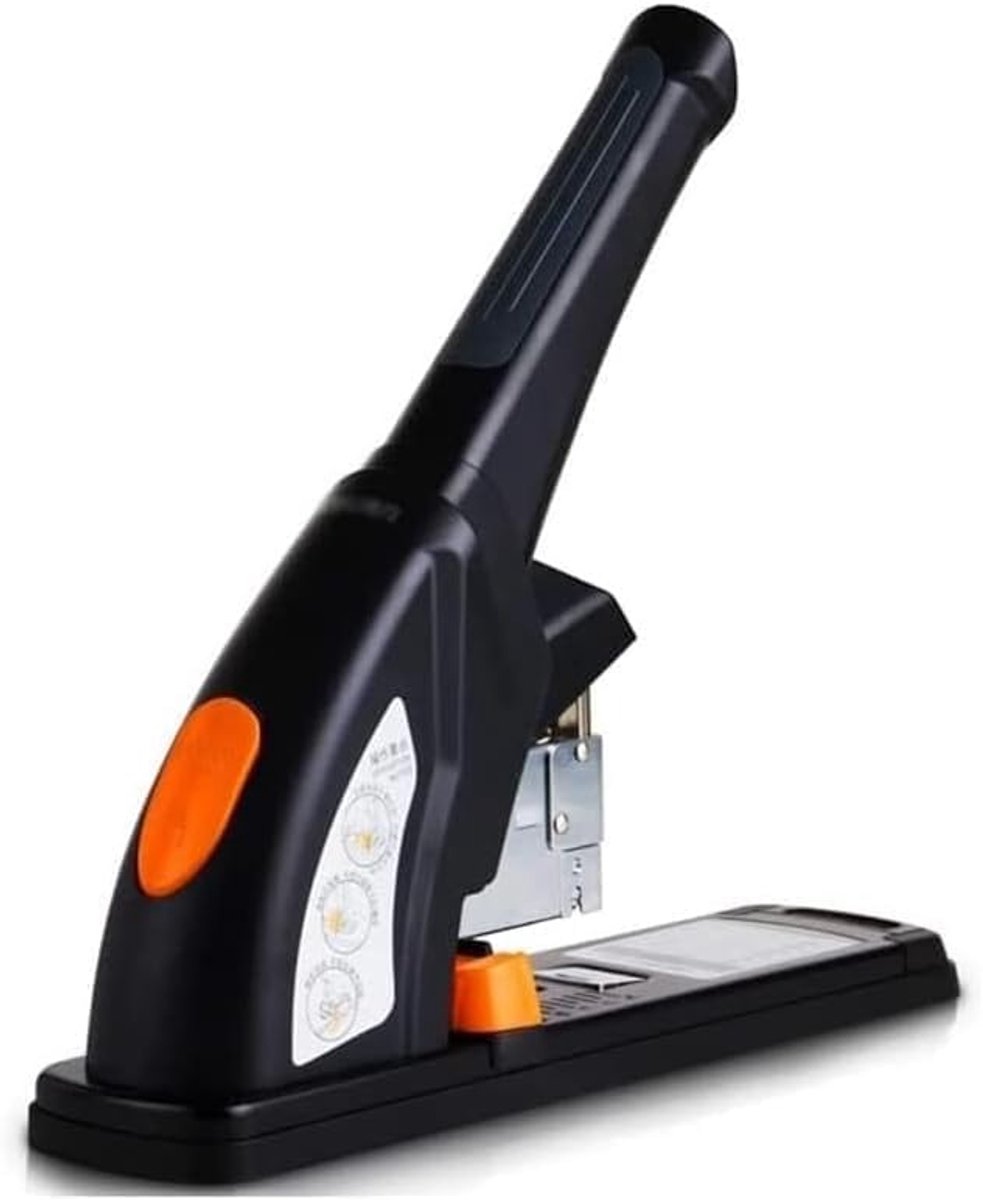 Robuuste nietmachine - Bureauapparaat - Documenten binden - Volledig metalen constructie - 120 vel capaciteit - Zilver