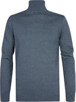 Petrol Industries - Heren Fijngebreide Coltrui Vail - Blauw - Maat XL