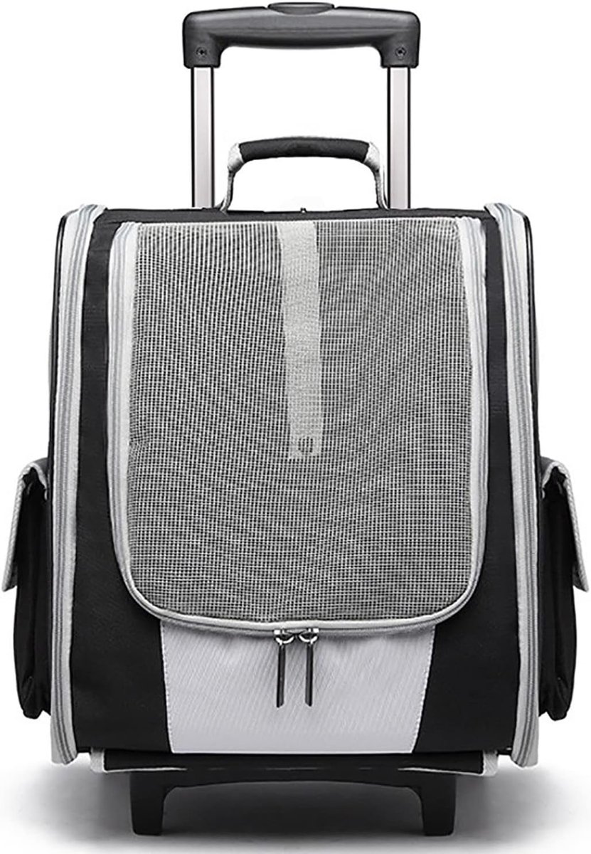 Huisdier Reistas - Draagtas Trolley - Comfortabel Reizen - 3-in-1 Ontwerp - Opvouwbaar - Kleur A