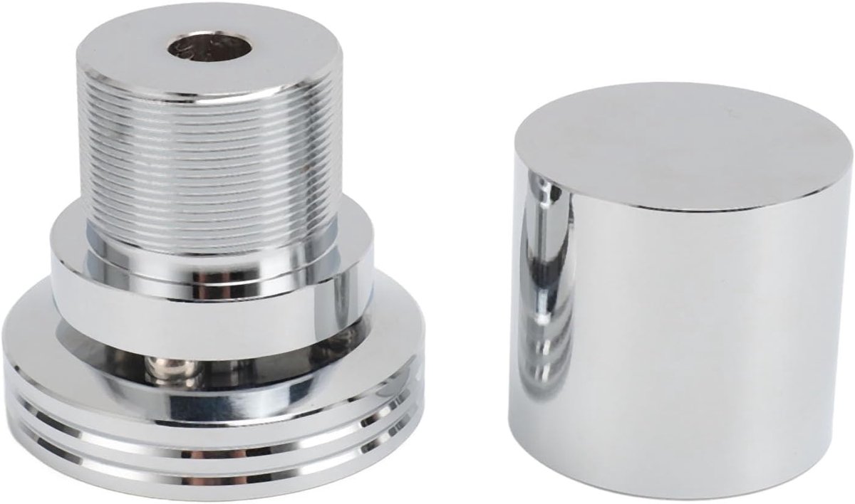 Luidspreker Isolatie Voeten - Trillingsdempers - Audio Verbetering - Aluminiumlegering - Set van 4 - Zilver