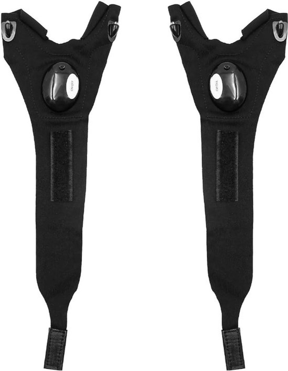 Allecto Plus - LED Handschoenen Half Finger Verlichte Handschoenen Vis Handschoenen