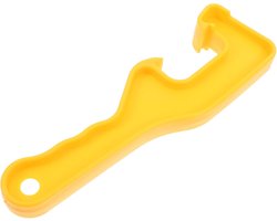 Emmer Openers - Deksel Lifters - Moeiteloos Openen - Ergonomisch Ontwerp - 6 Stuks - Geel