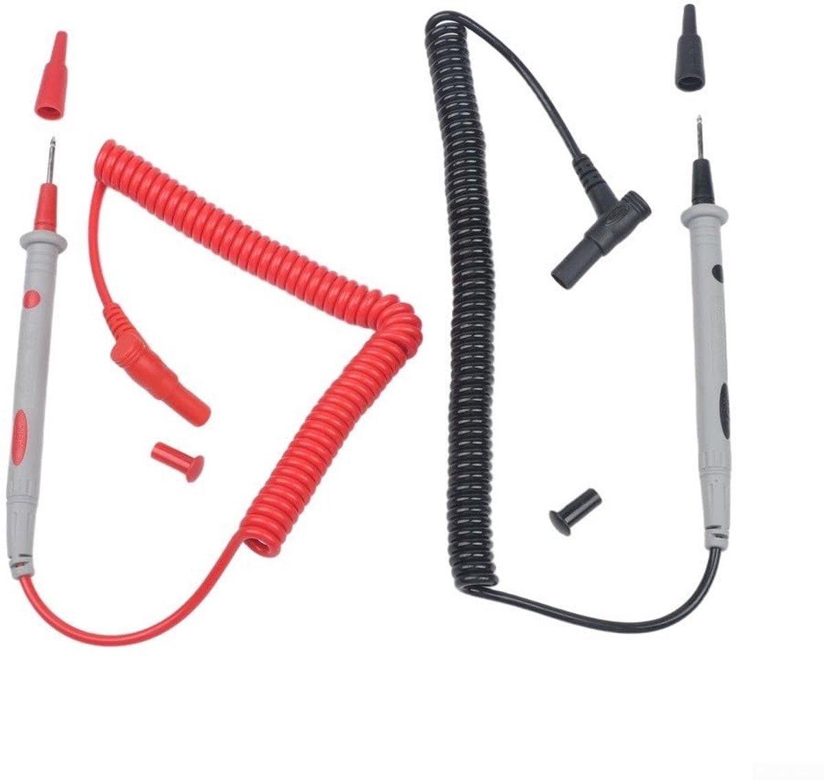 Test Sonde - Meetpen Set - Elektronica Testen - Dubbele Isolatie - 146 mm - Rood Zwart