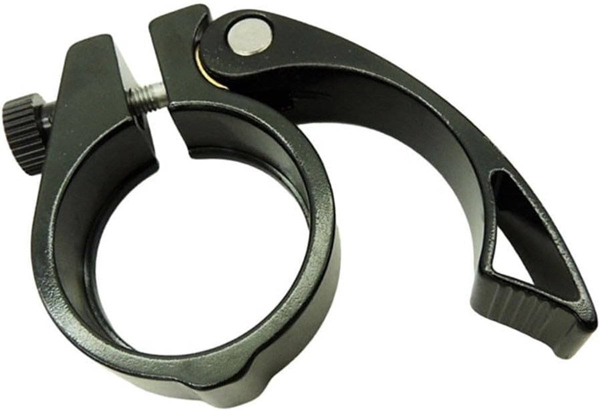 Zadelpenklem - Zadelbevestiging - Fiets aanpassen - Quick Release - 38 mm - Zwart