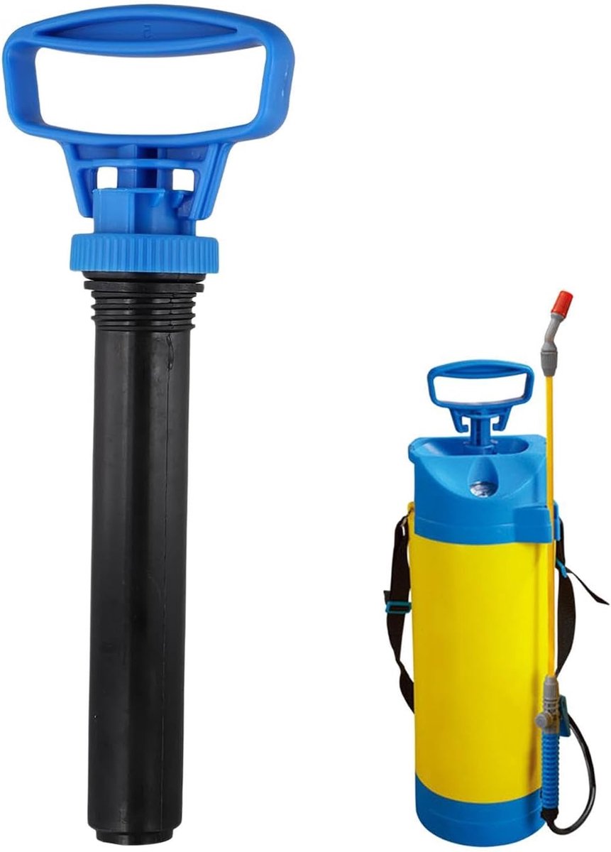 Schouderspuit pomp - Luchtpomp vervanging - Tuinonderhoud sproeien - Robuuste ABS greep - Voor 5L 8L - Zwart