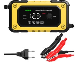 Draagbare Starterskabel - Accu Startkabel - Voertuig Starten - LCD Scherm - 15.8cm - Zwart