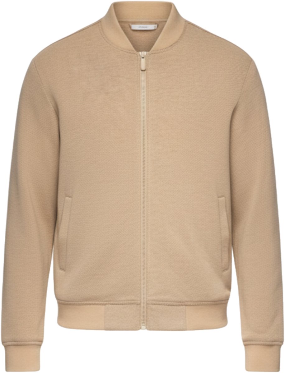 OMBRE Jas - Viscose - Rits - Effen Beige S