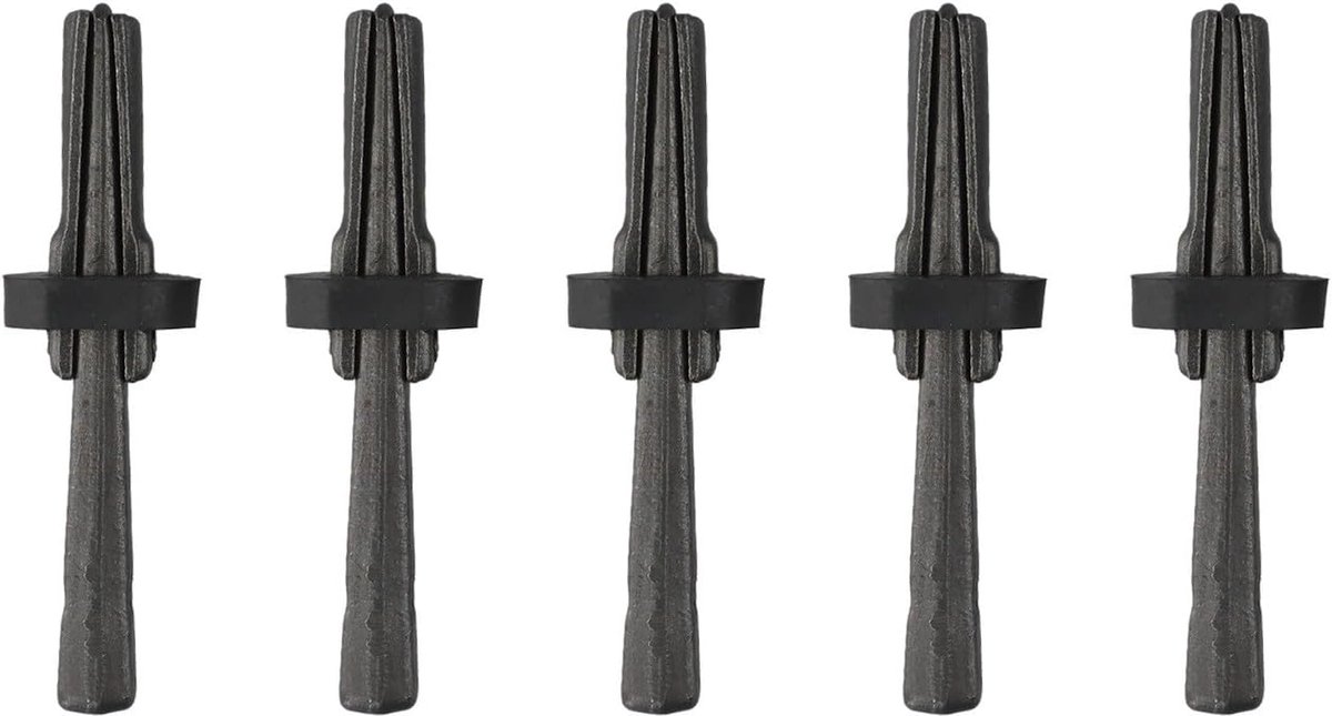 Stenen Splijtwiggen - Beton Breker - Steen Splitsen - 5 Delige Set - 125 x 12 mm - Grijs