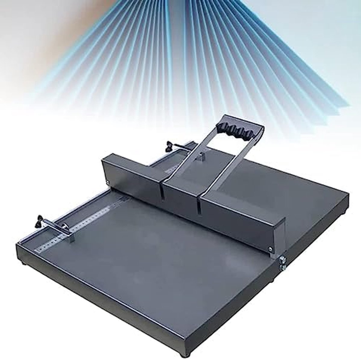 Handmatige Vouwmachine - Papier Scorer - Kaarten Maken - Precisie Vouwen - 350 mm Werkbreedte - Zilver