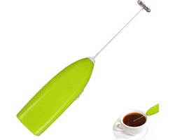 Draagbare Garde - Drankmixer Opschuimer - Drankjes Maken - Eenvoudige Knop Bediening - 198 x 35 cm - Zilver