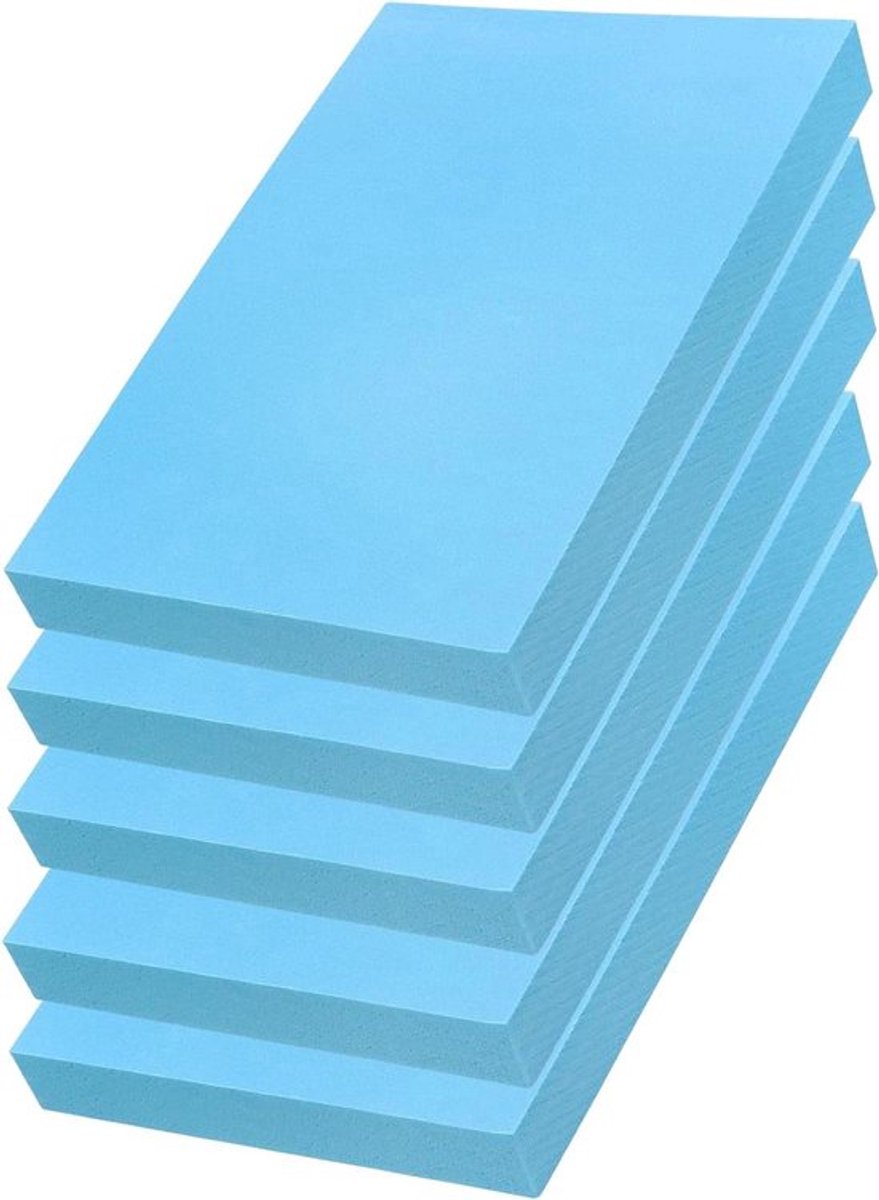 5-pack hoge dichtheid polystyrenen schuimplaatjes 20 mm Allecto Plus