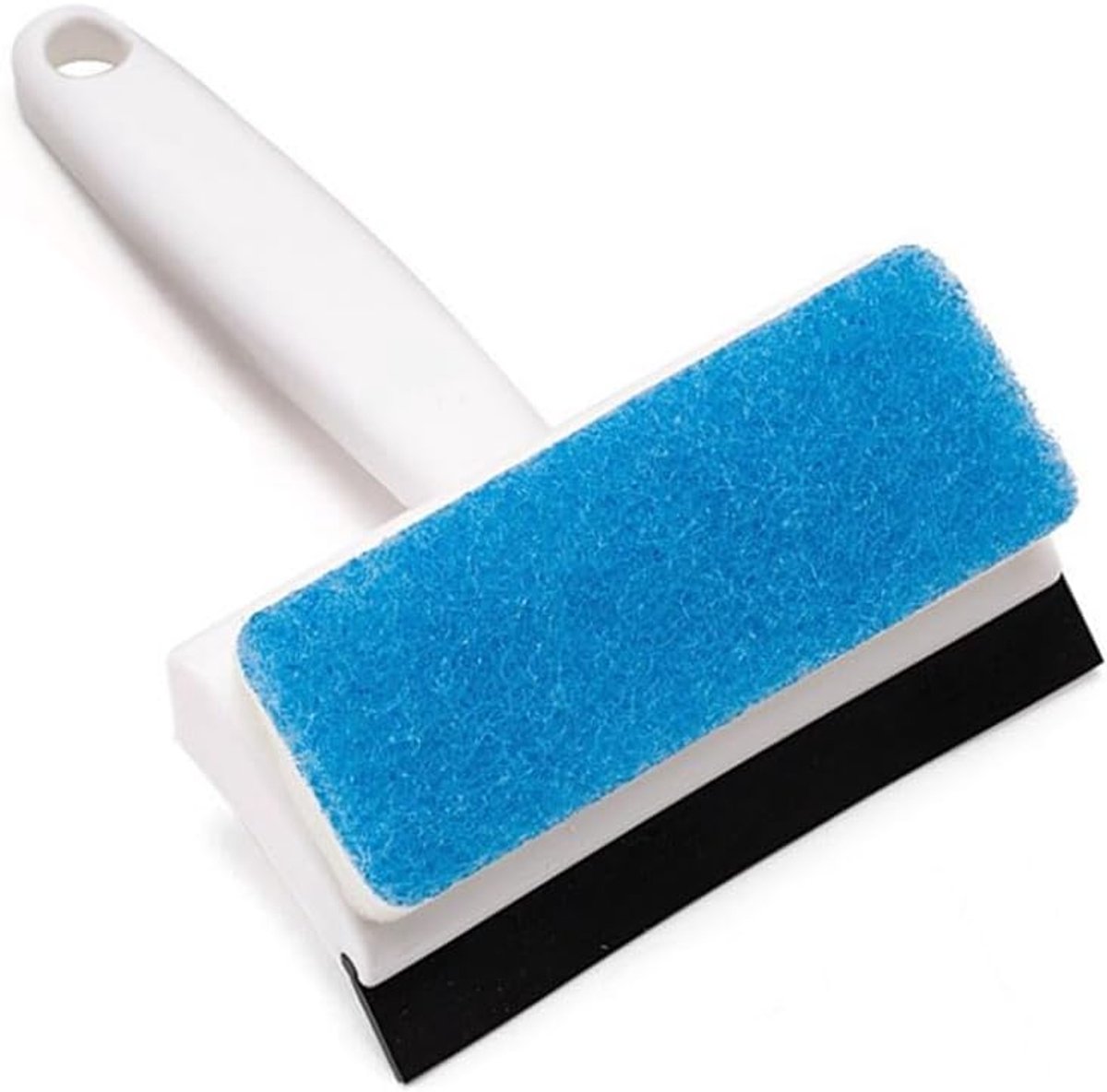 Raamreinigingsborstel - Dubbelzijdig - Glas Reinigen - 2-in-1 Tool - 37 cm - Grijs