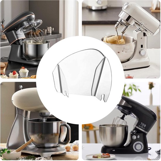 Mengkom Gietschild - Mixer Accessoire - Schoon Bakken - Universele Pasvorm - 19 cm - Meerkleurig — afbeelding 5