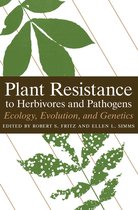Boekomslag met de titel "Plant Resistance to Herbivores and Pathogens" en afbeeldingen van groene bladeren.