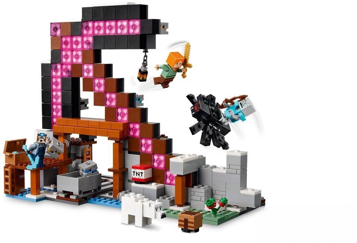LEGO Minecraft De Pikhouweelmijn Bouwpakket voor Kinderen - 21277 — afbeelding 10
