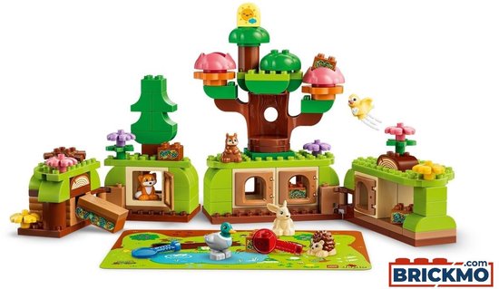 LEGO DUPLO Ontdekkingsbos met Wilde Dieren Speelgoed voor Kinderen en Kinderkamer Decoratie 10480