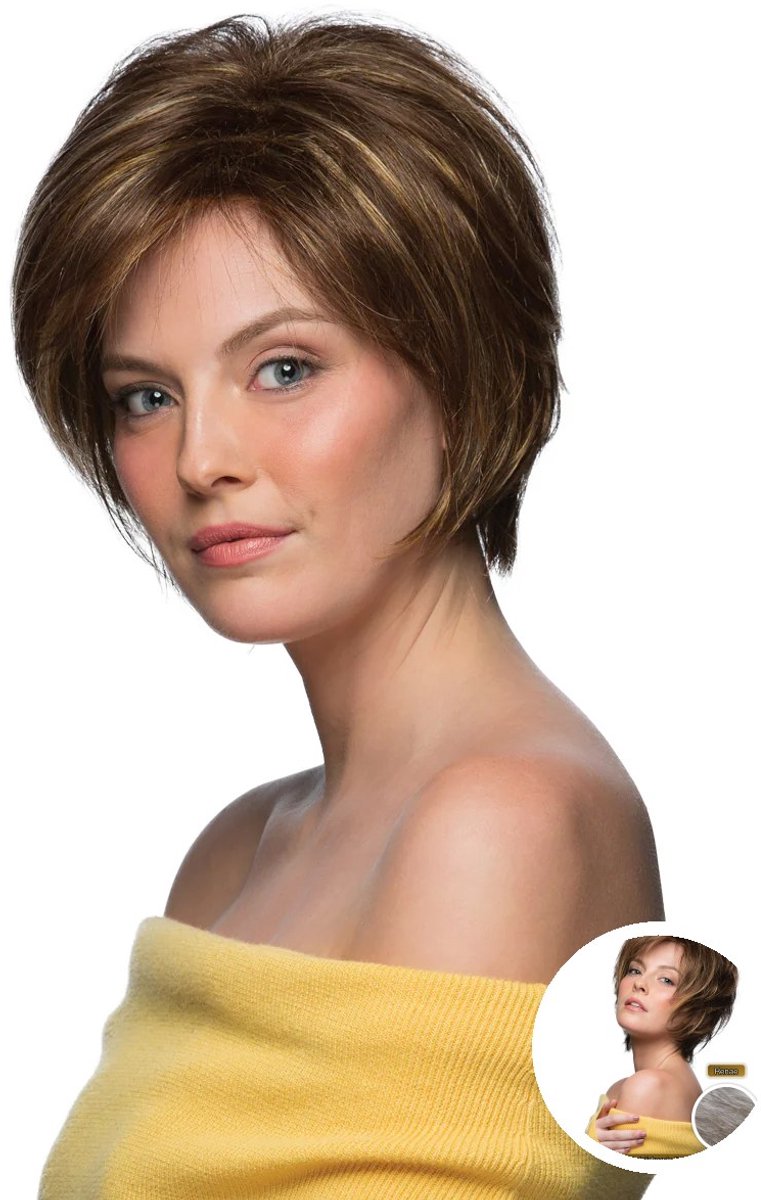Estetica Designs Renae Synthetisch Haarwerk - Pure Stretch Cap, zwarte lang, 60 cm