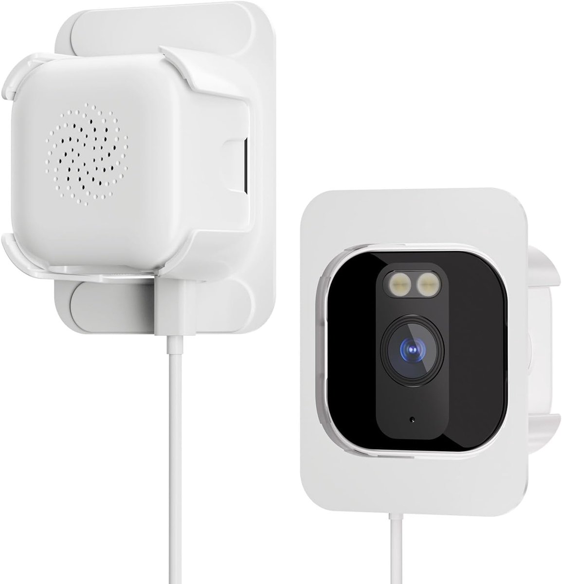 SnelShoppen - 3MP 2K HD Raamcamera - Wifi & Bluetooth Bewakingscamera met Kleurennachtzicht, 24/7 Opname, Bewegingsmelder, Tweerichtingsaudio, Live Ov