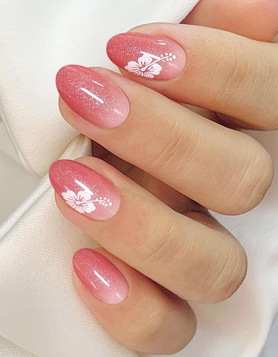SnelShoppen - Flower Nail Foil UV Gel Nagel Stickers - Zelfklevende Nail Art Decoratie - 20 Stuks - Duurzaam & Veilig - Geschikt voor Feest & Dagelijk