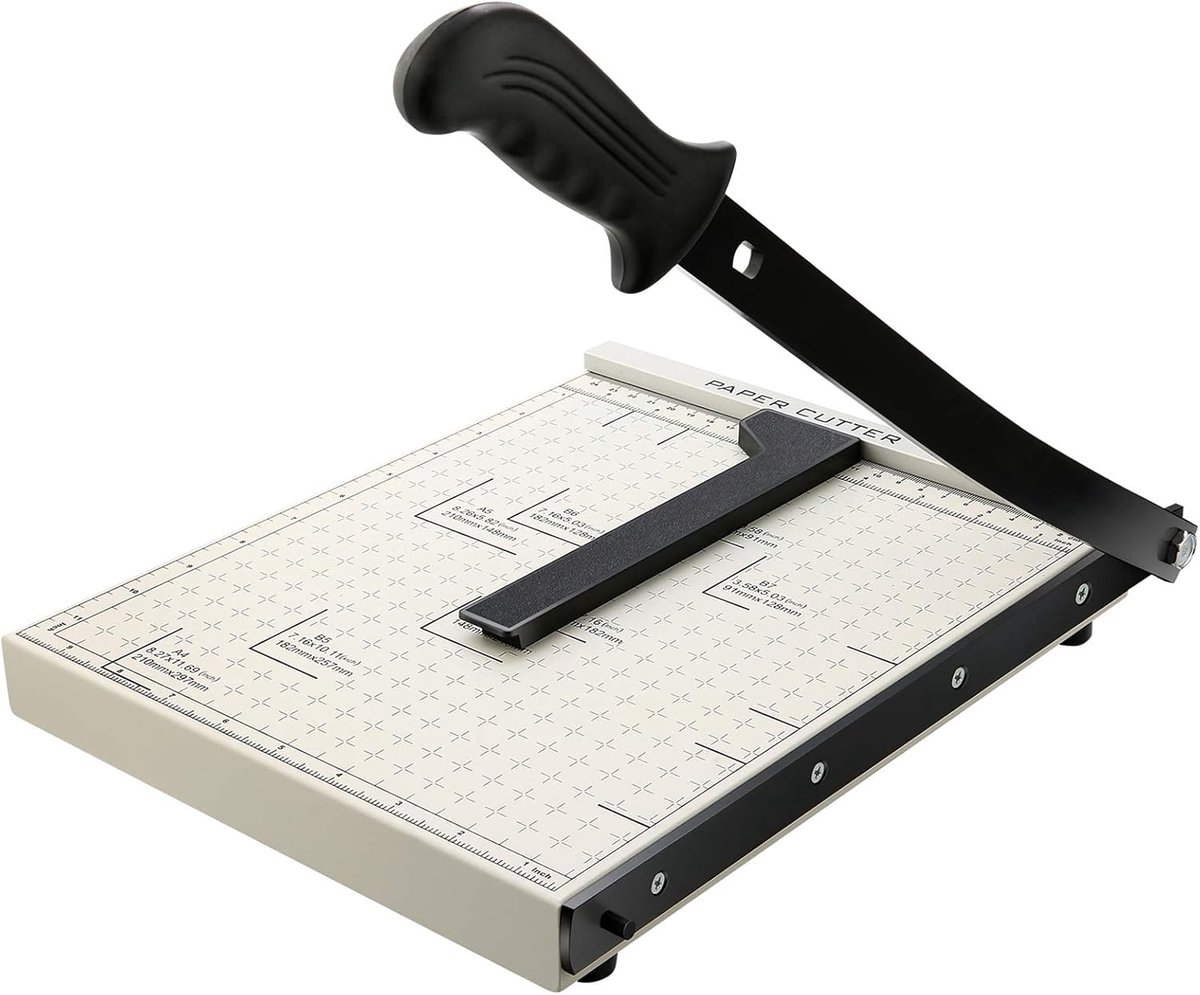 Papier snijmachine A4 - 32,5 x 10 x 3 cm - metalen basis - ideaal voor printshops - SnelShoppen