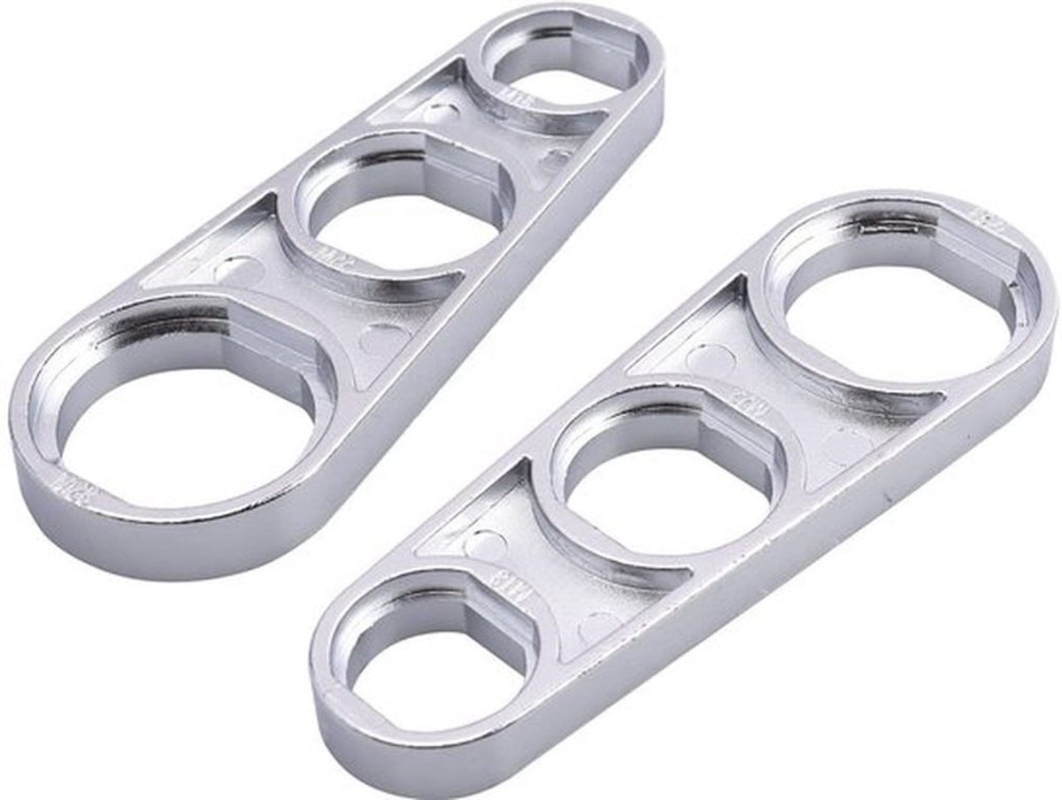 Beluchtersleutel Multi-Use - Kraan Beluchter Gereedschap - Vervangende Onderdelen - M16/M18/M20/M22/M24/M28 - 92 mm Lang - Voor Onderhoud Kranen - Kraanwrench