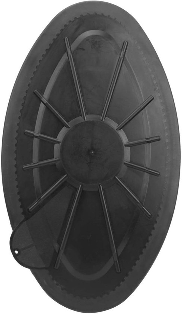 Kajakdeksel Waterdicht - Ronde Luikafdekking - Kunststof Beugel - Kajak Hardware - Boot/Kano Accessoire - Afmetingen 44,5x26 cm