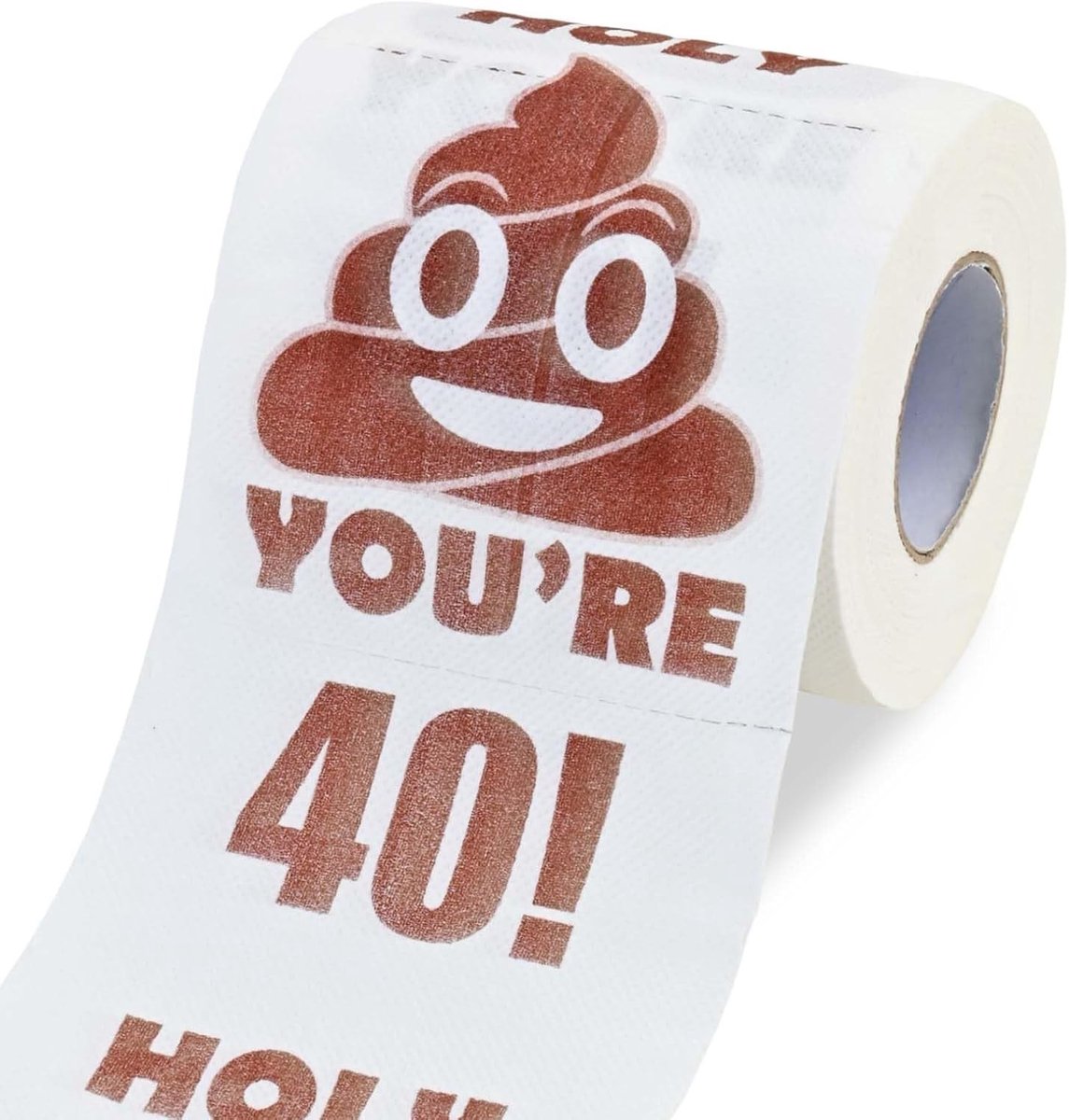 Grappig Toiletpapier voor 40ste Verjaardag, Leuk Cadeau voor Vrienden en Familie, Verjaardagsfeest Decoratie, Humoristisch Toiletpapier