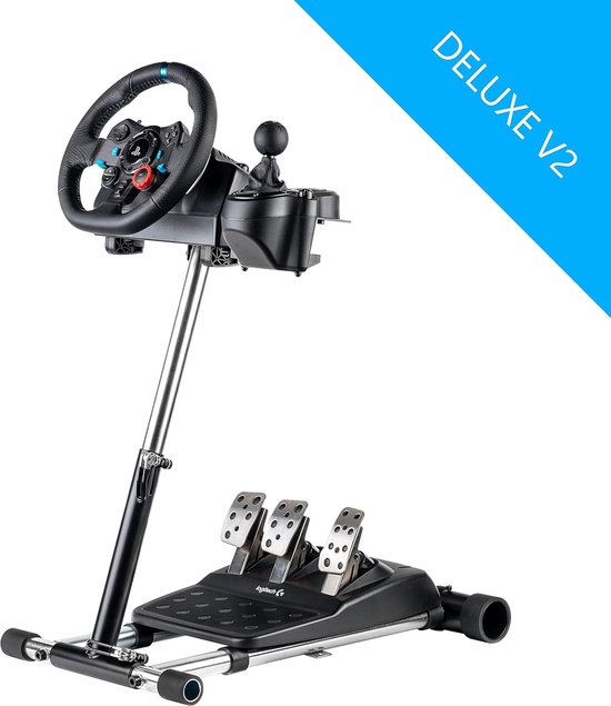 Stuurstandaard - Race simulator - Sim Racing - Inklapbaar ontwerp - Verstelbaar - Zwart — afbeelding 5