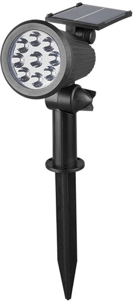 Zonne-energie buitenlamp, grondsteeklamp voor gazon, tuinlamp, waterdicht voor buiten, aut