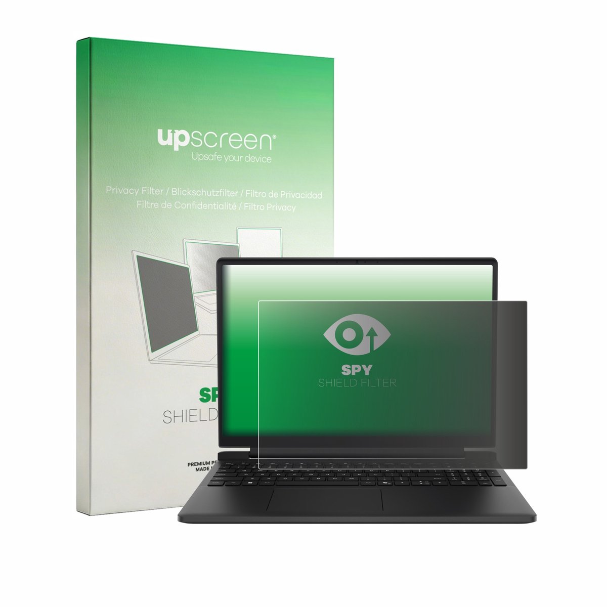 upscreen - privacyscherm voor Dell Alienware 15 DA15260 - privacy filter screenfilter Blauwlichtfilter