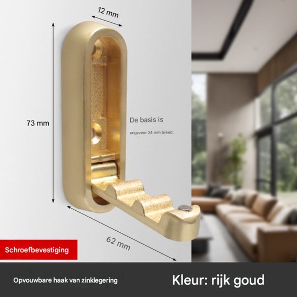 Opvouwbare, verborgen haken voor entrees, enkele kledinghaken, hoedenhaken, geen boren nodig, wandmontage voor badkamers en schoenenkasten.