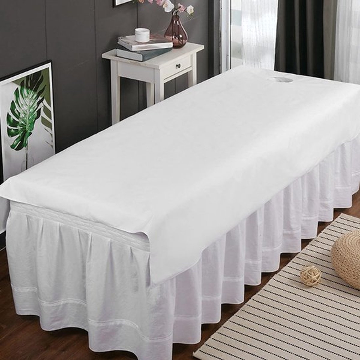 Massagetafellaken 2 Stuks - 200x75 Cm - Ademend - Oliebestendig - Waterdicht - Huidvriendelijk Polyester - Salonlaken