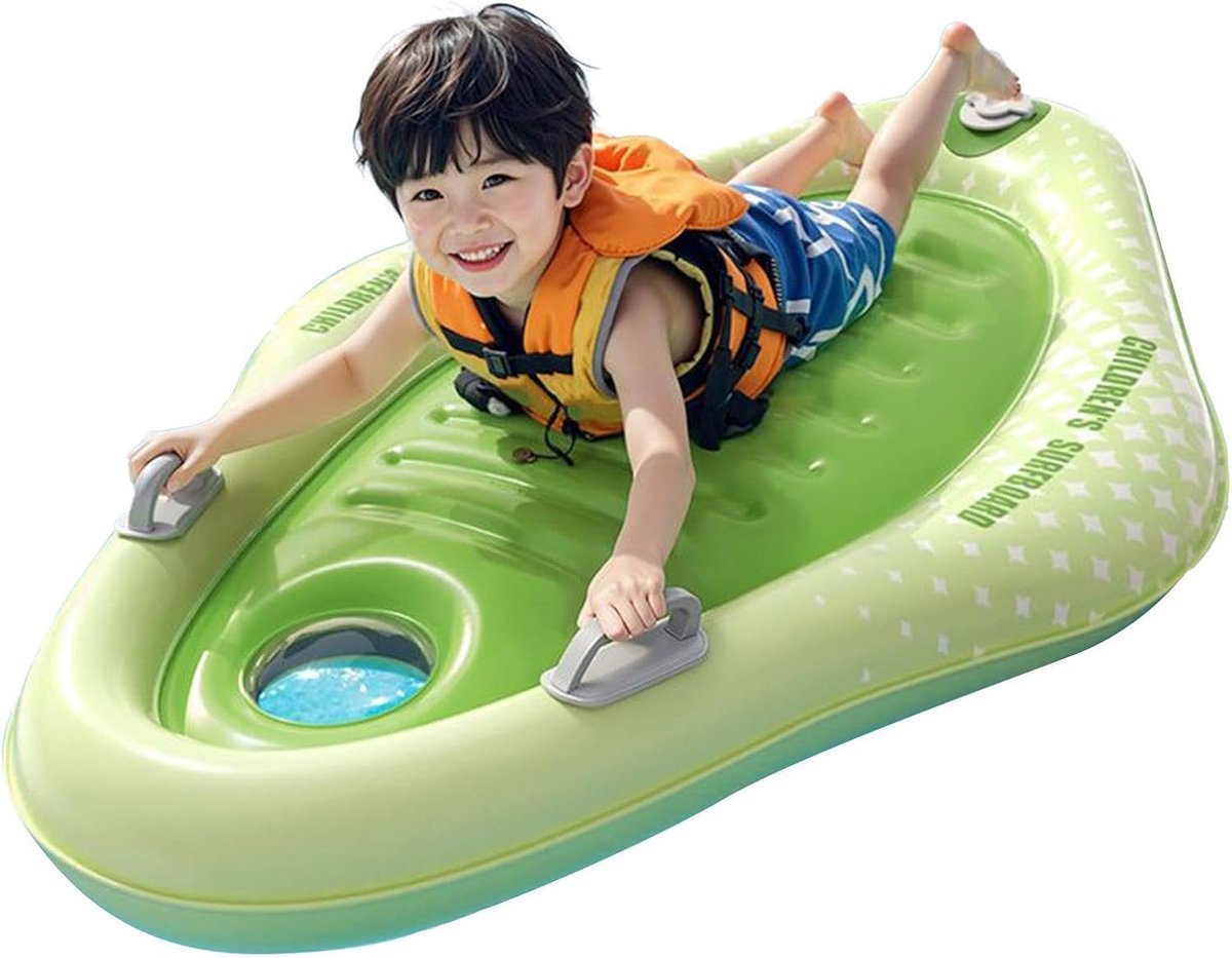 Opblaasbare surfplank, dikke draagbare ligstoel, zwemspeelgoed, antislip kindersurfplank, rekwisiet, voor meisjes, tuin, zonnebaden, park, meer, zomer, outdoor, achtertuin, vloer