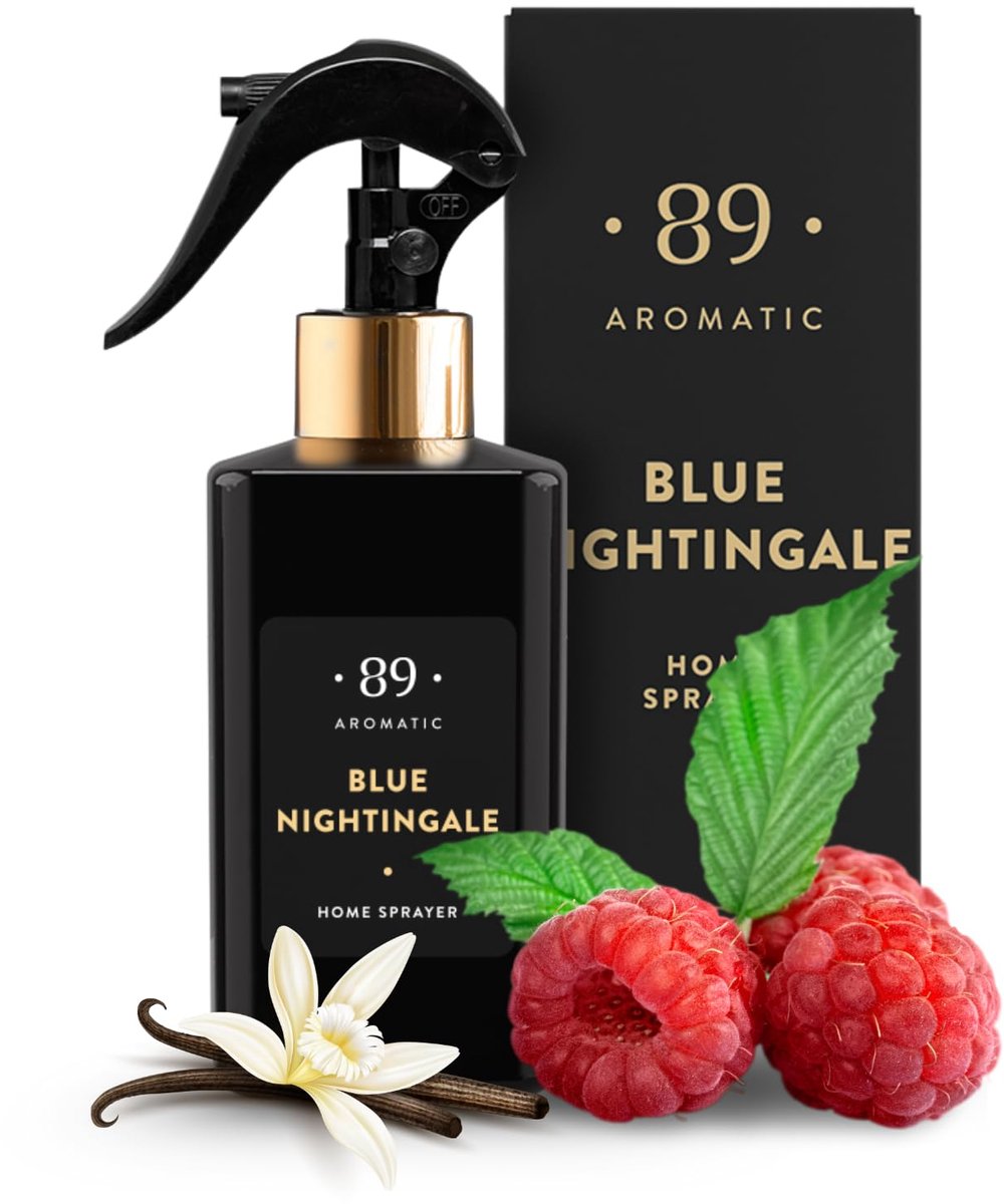 SnelShoppen - Aromatic Kamerspray 300 ml - Framboos, Vanille & Kasjmierhout - Langdurige Luchtverfrisser voor Thuis, Slaapkamer en Badkamer - Neutrali