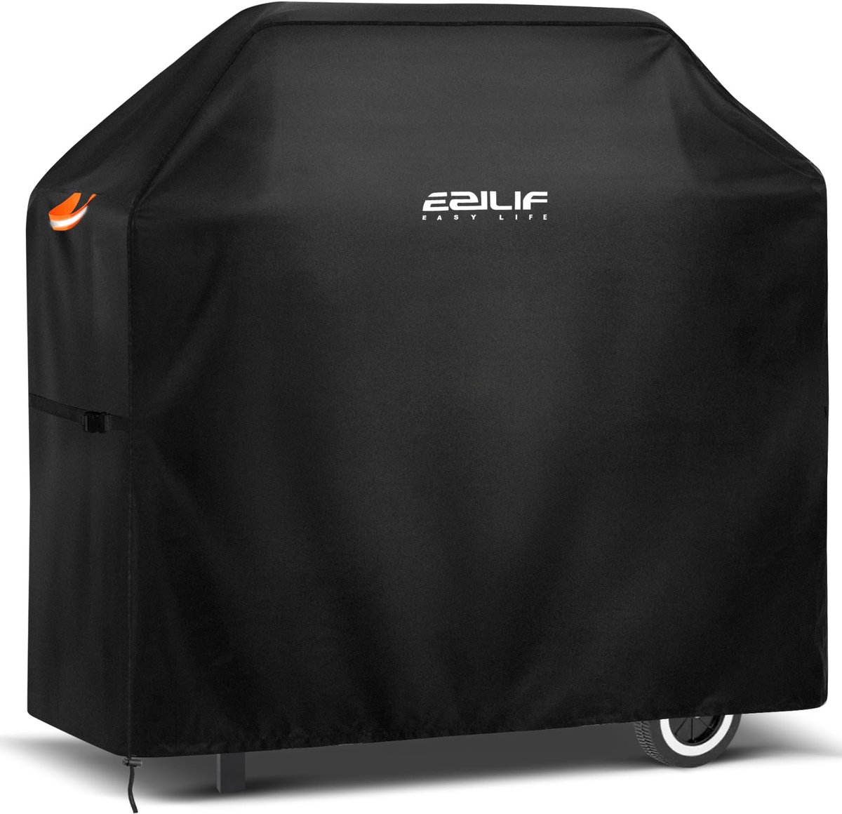 SnelShoppen - Ezilif BBQ-hoes Waterdicht en UV-Beschermd, Oxford-Stof, Groot Formaat 120x60x120 cm, Geschikt voor de Meeste Grills, Pull-On Sluiting,