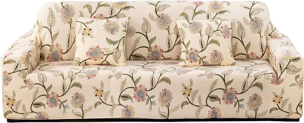 Moderne Stretch Sofa Covers voor 1/2/3/4-zitsbanken, Meubelbescherming, Eenvoudig en Stijlvol Design met Bloemenprint